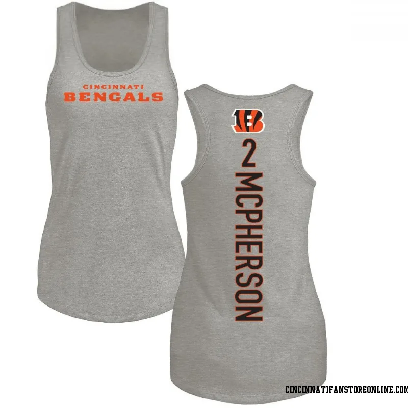 Keandre Jones Cincinnati Bengals Women's Orange Name & Number Logo Slim Fit  T-Shirt 