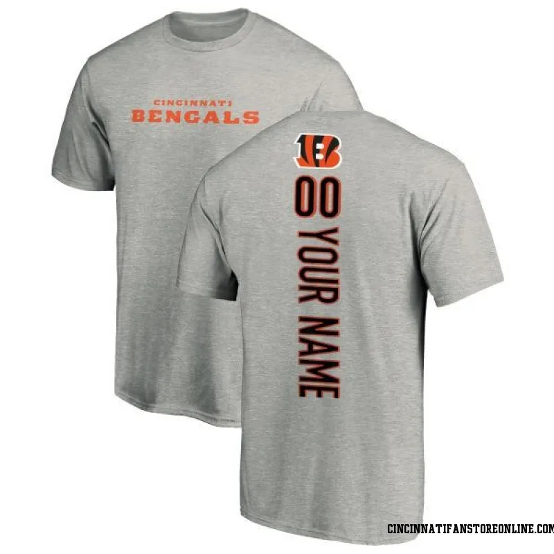 Kwamie Lassiter II Cincinnati Bengals Women's Orange Name & Number Logo  Slim Fit T-Shirt 